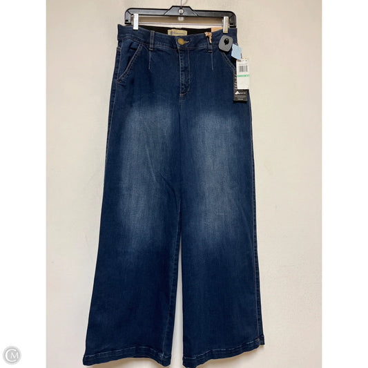 Jeans Wide Leg By Democracy In Blue Denim, Size: 8