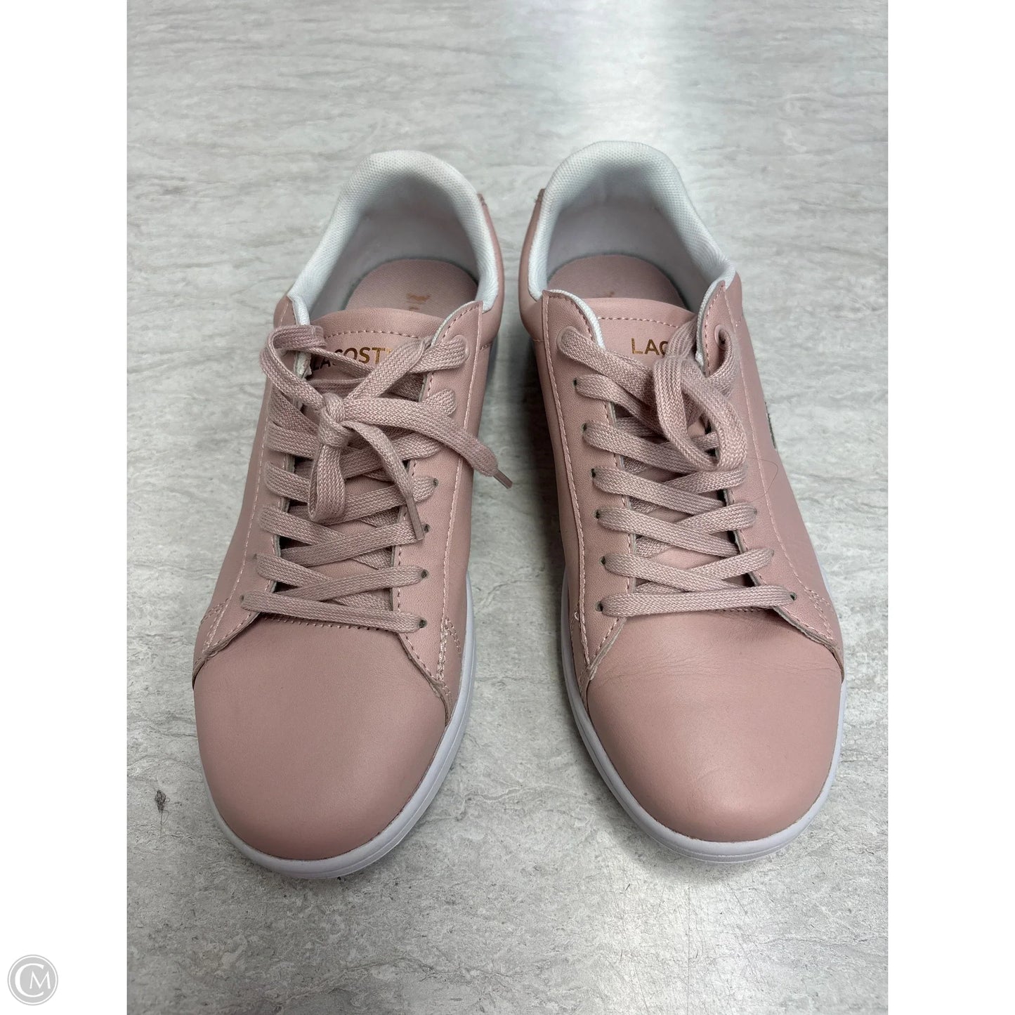 Shoes Sneakers By Lacoste In Pink, Size: 6.5