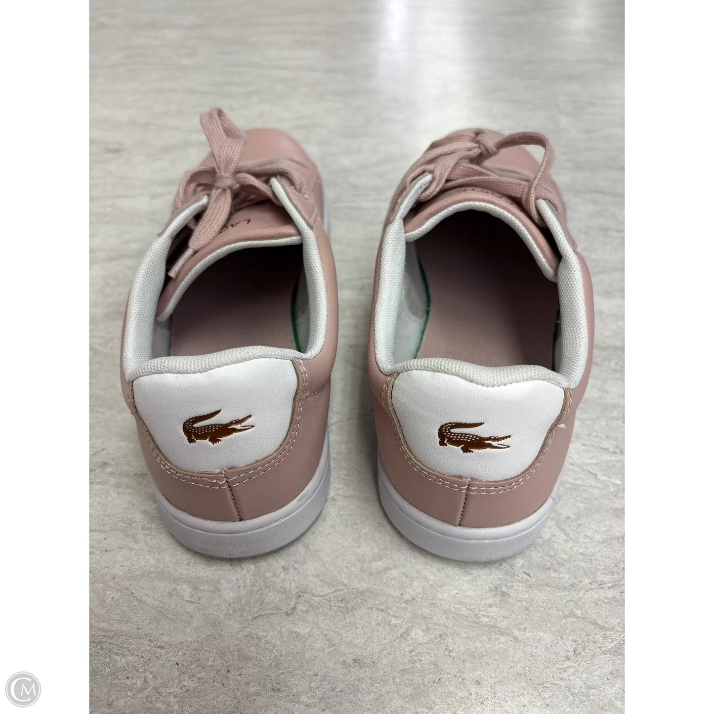 Shoes Sneakers By Lacoste In Pink, Size: 6.5