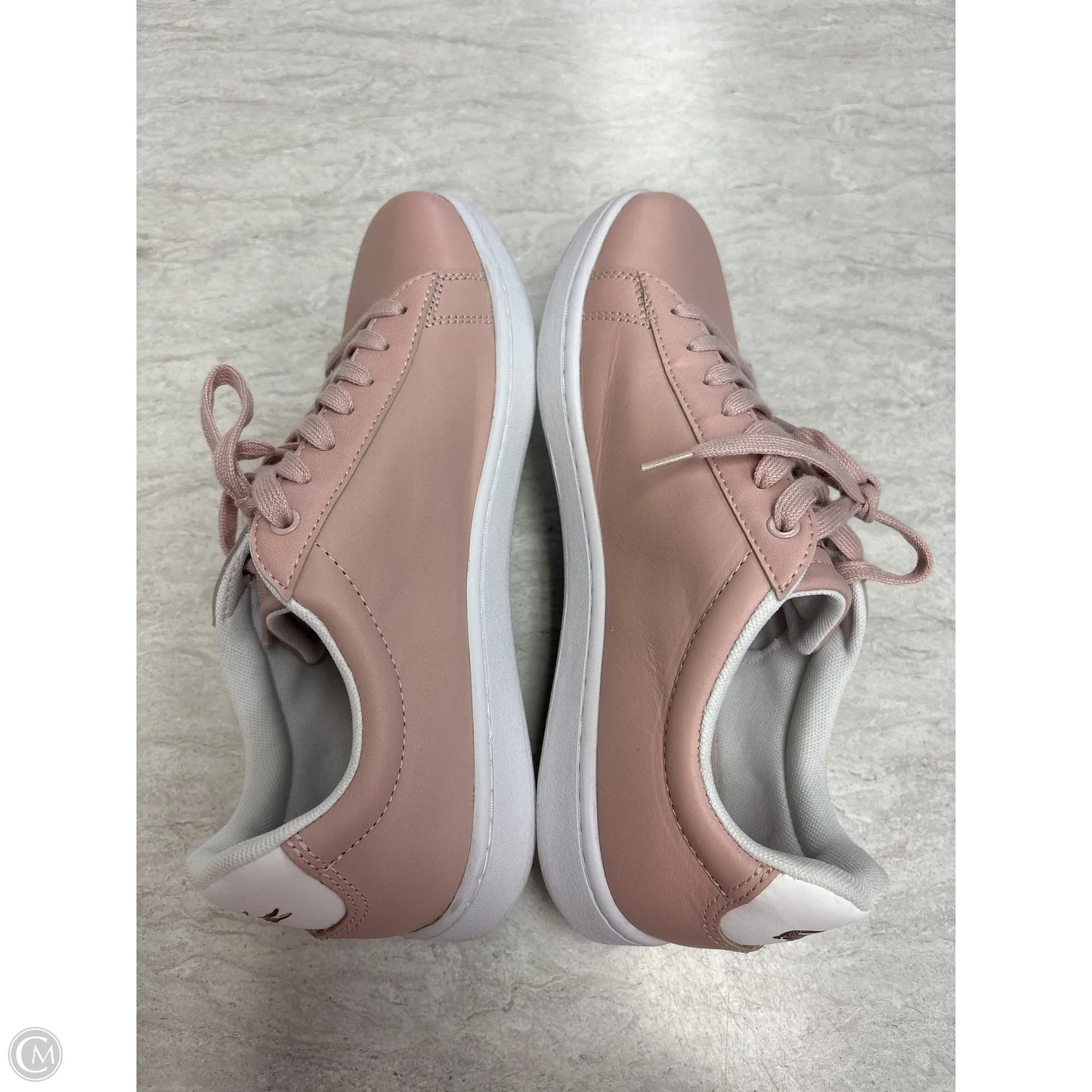 Shoes Sneakers By Lacoste In Pink, Size: 6.5