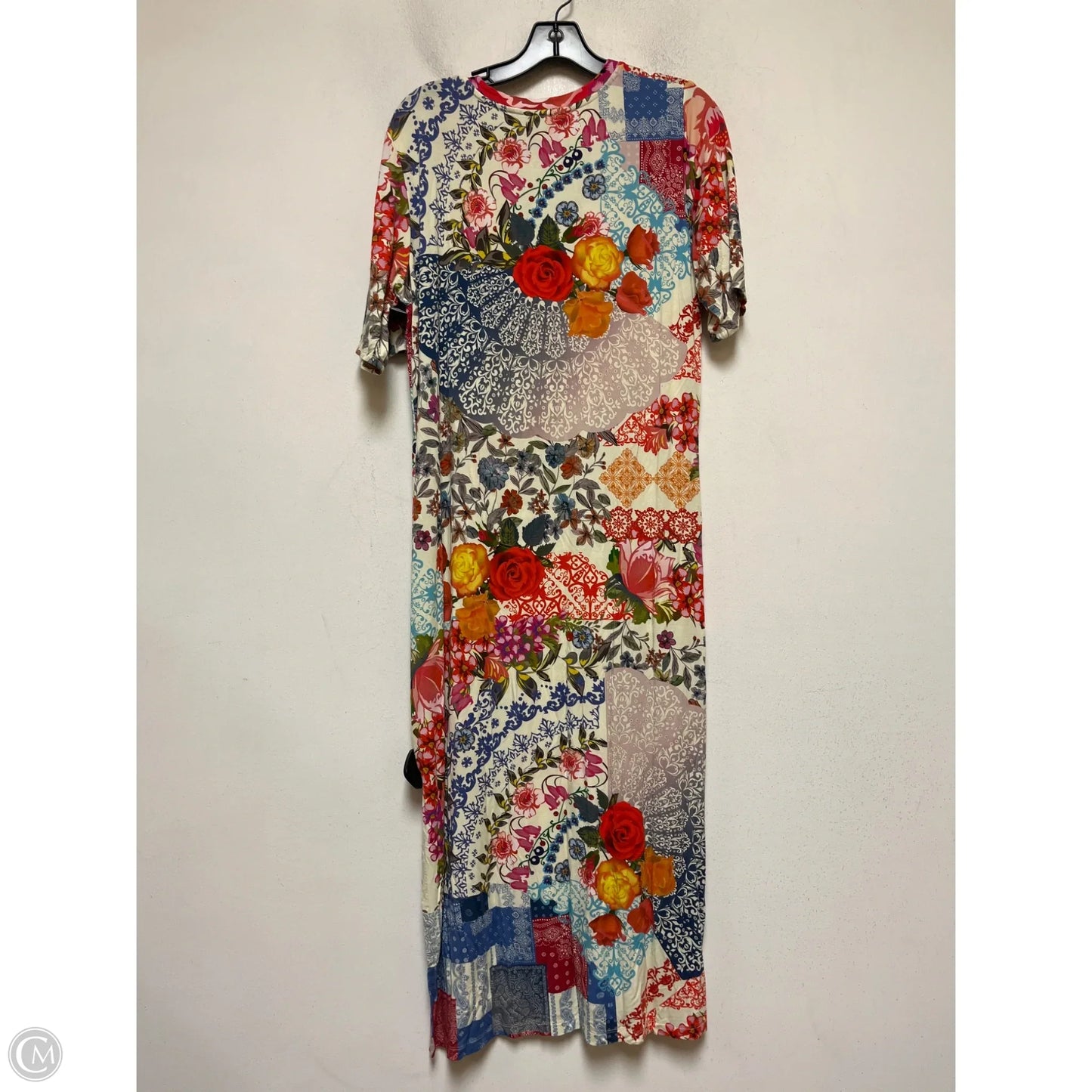 Dress Casual Midi By Johnny Was In Floral Print, Size: M