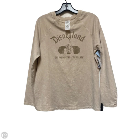 Top Long Sleeve By Disney Store In Tan, Size: S