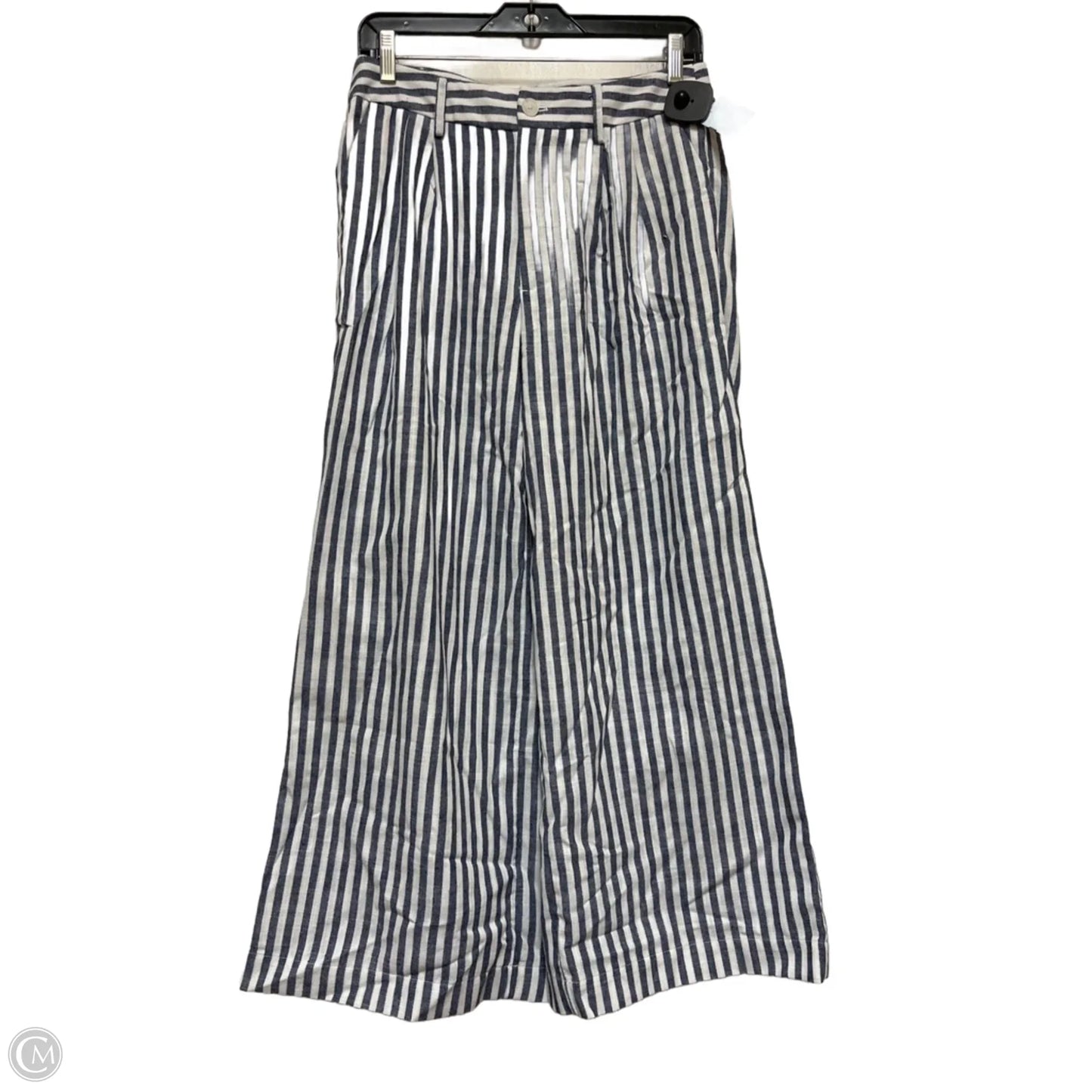 Pants Wide Leg By A New Day In Striped Pattern, Size: 4