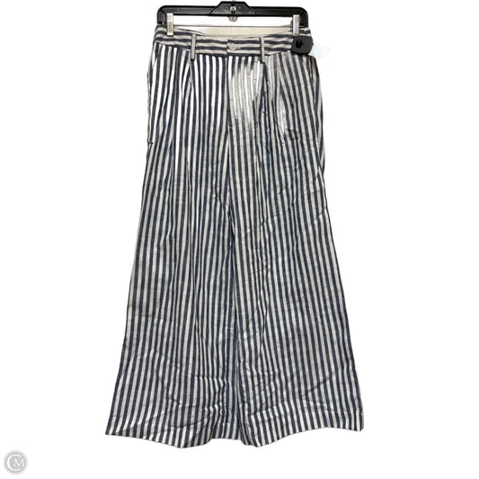 Pants Wide Leg By A New Day In Striped Pattern, Size: 4