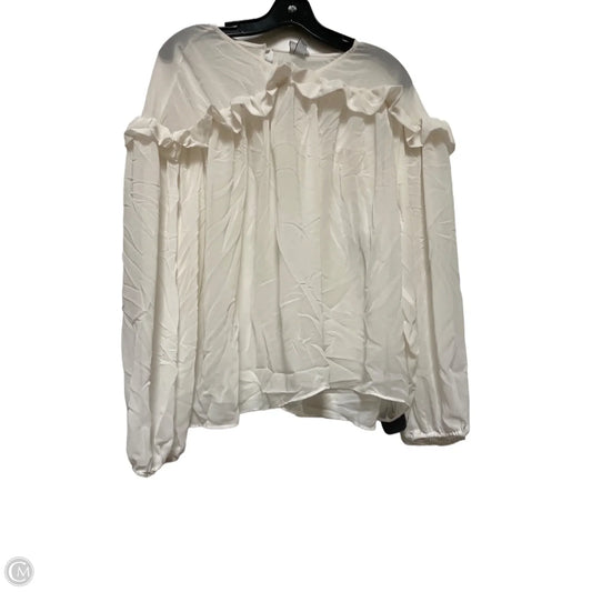 Top Long Sleeve By A New Day In Cream, Size: Xl
