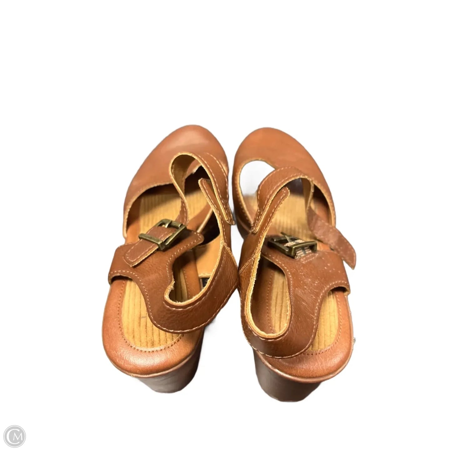 Shoes Heels Block By Boc In Brown, Size: 8