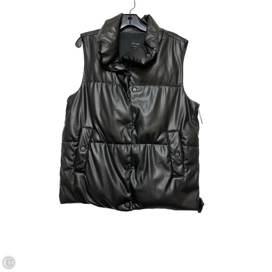 Vest Puffer & Quilted By Love Tree In Black, Size: S