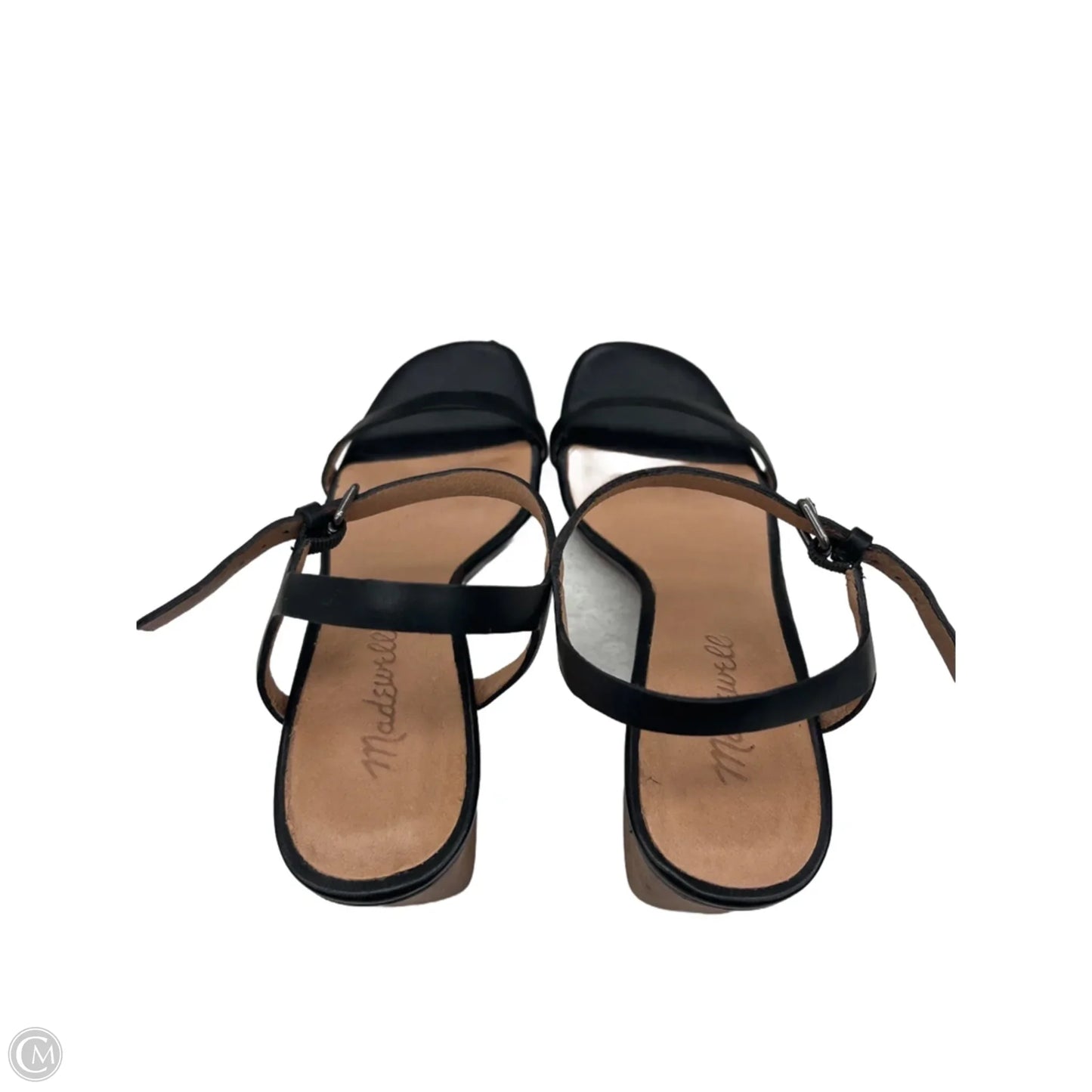 Sandals Heels Block By Madewell In Black, Size: 5.5