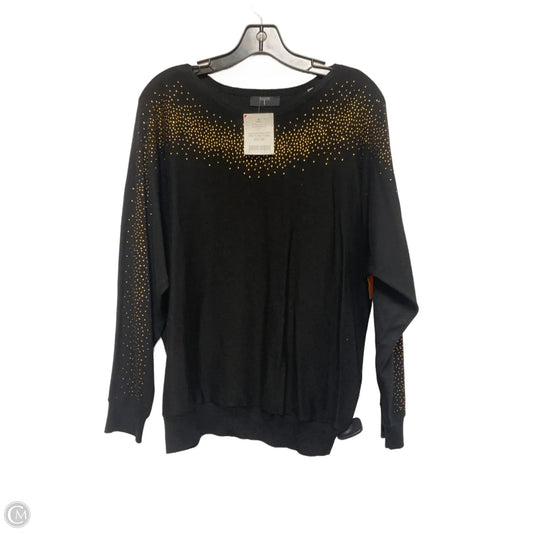 Sweater By T Tahari In Black & Gold, Size: S
