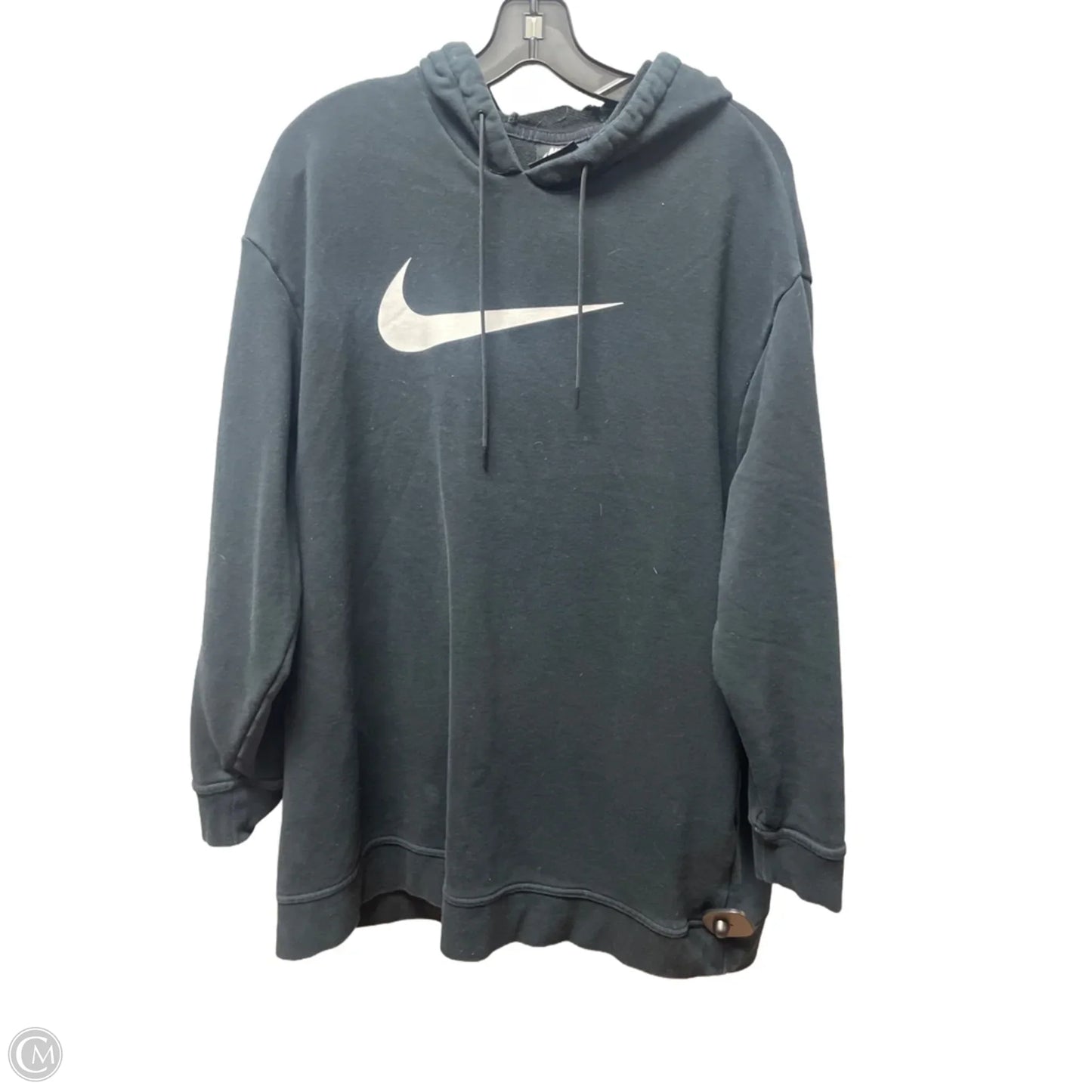 Athletic Sweatshirt Hoodie By Nike In Black, Size: Xl