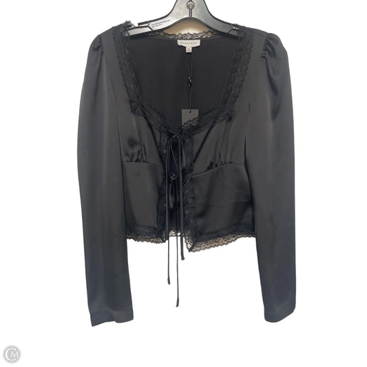 Top Long Sleeve By Gianni Bini In Black, Size: Xs