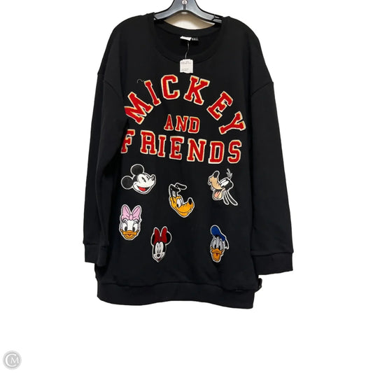 Sweater By Disney In Black & Red, Size: 3x