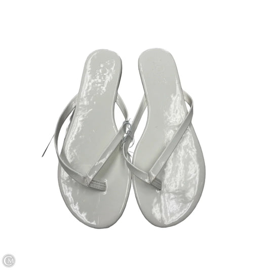 Sandals Flats By Loft In White, Size: 6