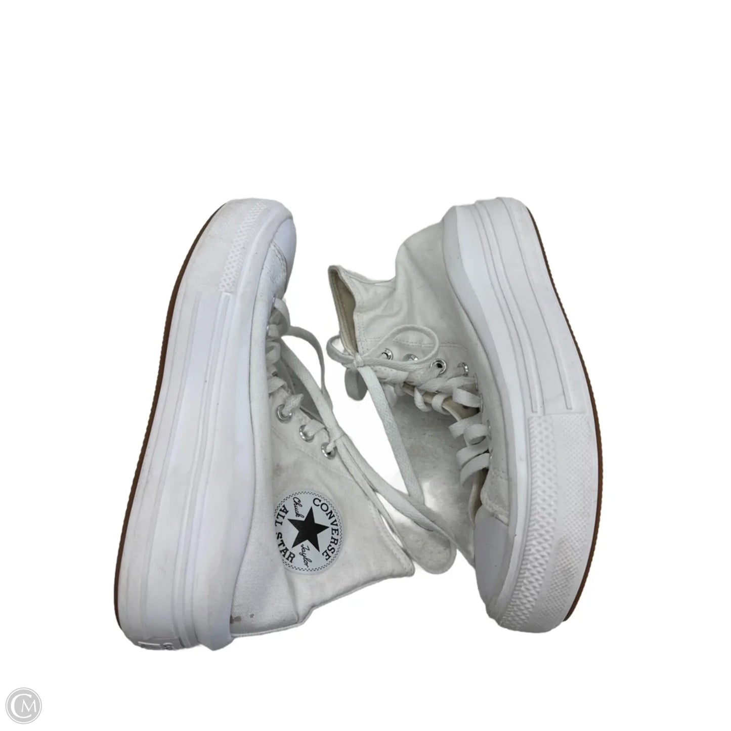 Shoes Sneakers Platform By Converse In White, Size: 8.5