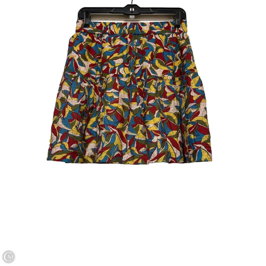 Skirt Mini & Short By Clothes Mentor In Multi-colored, Size: 4