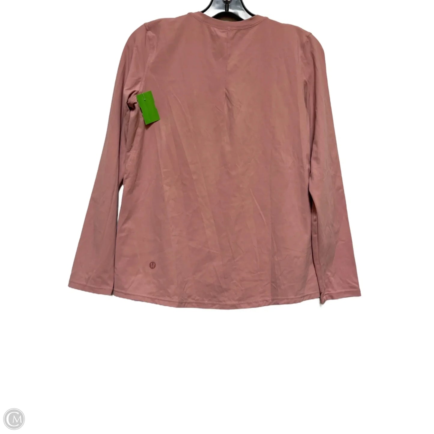 Athletic Top Long Sleeve Crewneck By Lululemon In Pink, Size: M