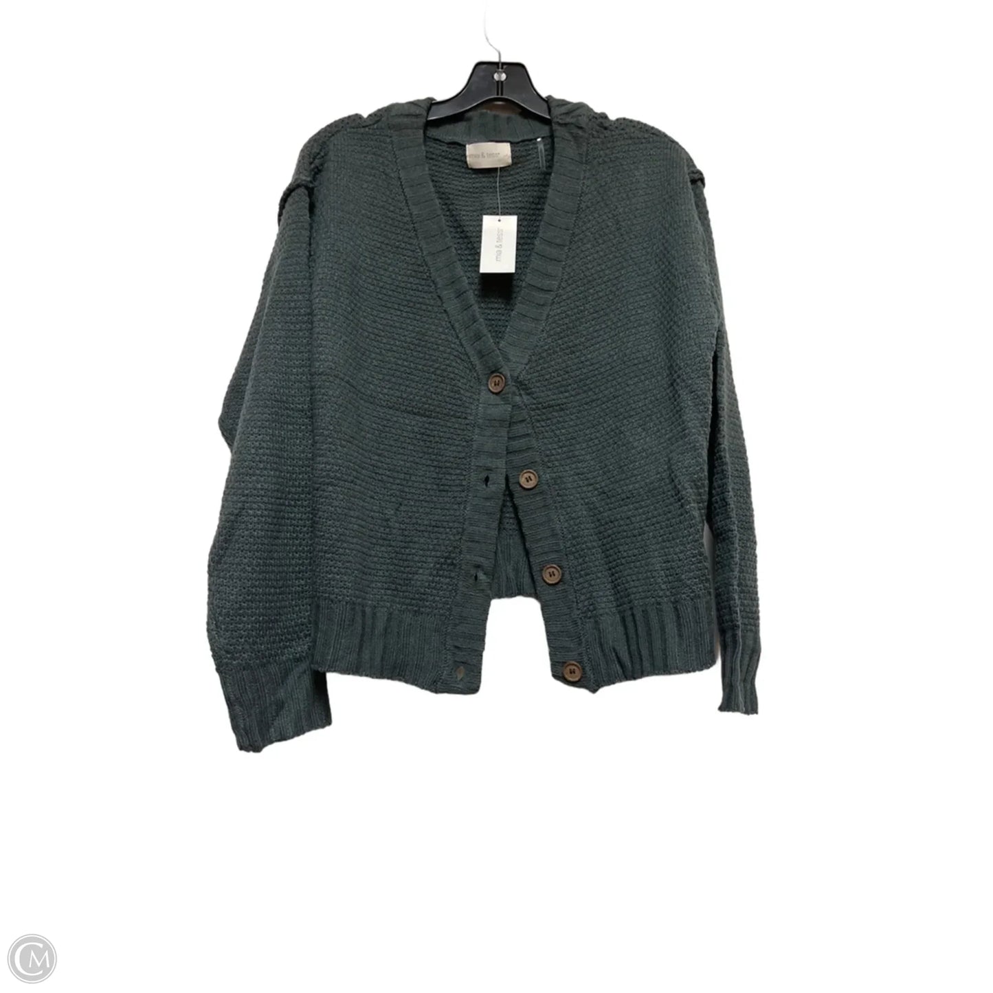 Sweater By Clothes Mentor In Grey, Size: L