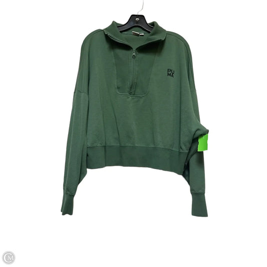 Athletic Jacket By Puma In Green, Size: Xl