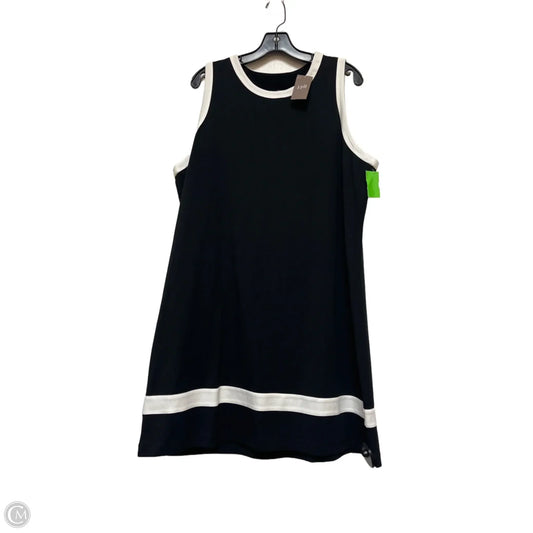Dress Casual Short By J. Jill In Black & White, Size: Xl