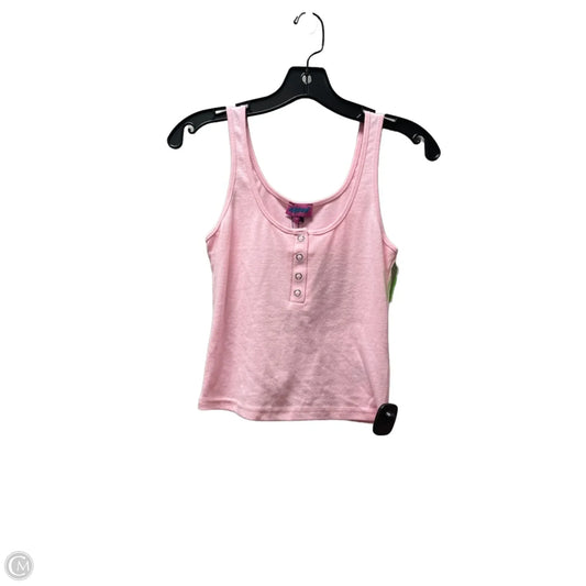 Tank Top By Edikted In Pink, Size: M