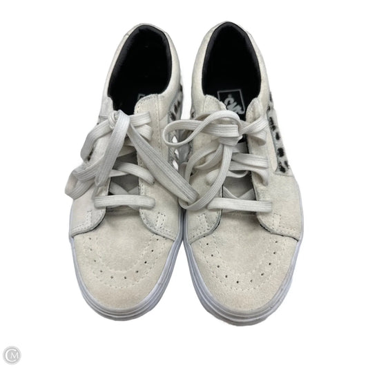 Shoes Sneakers By Vans In Cream, Size: 7.5