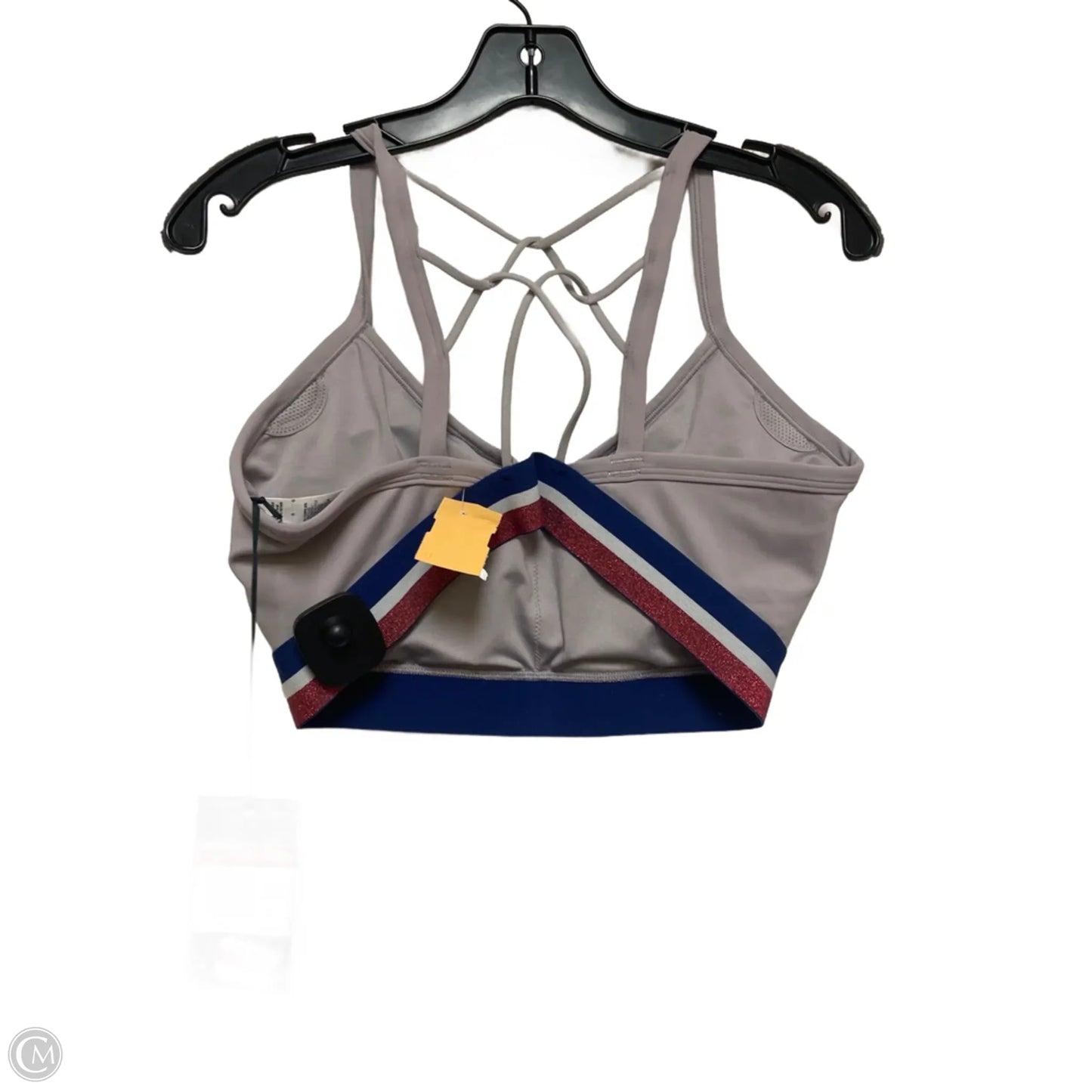 Athletic Bra By Nike In Grey, Size: L