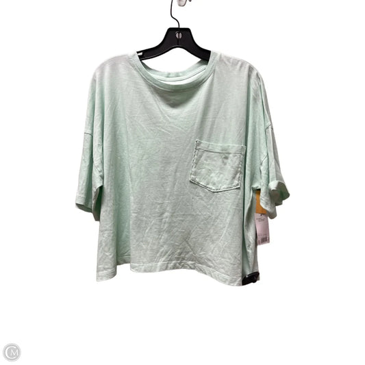 Top Short Sleeve Basic By So In Green, Size: Xl