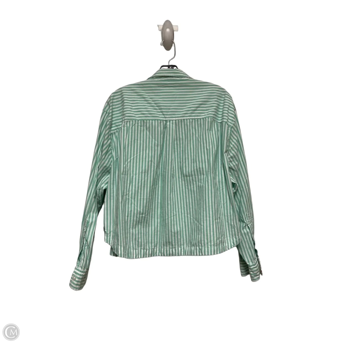 Top Long Sleeve By American Eagle In Striped Pattern, Size: Xl