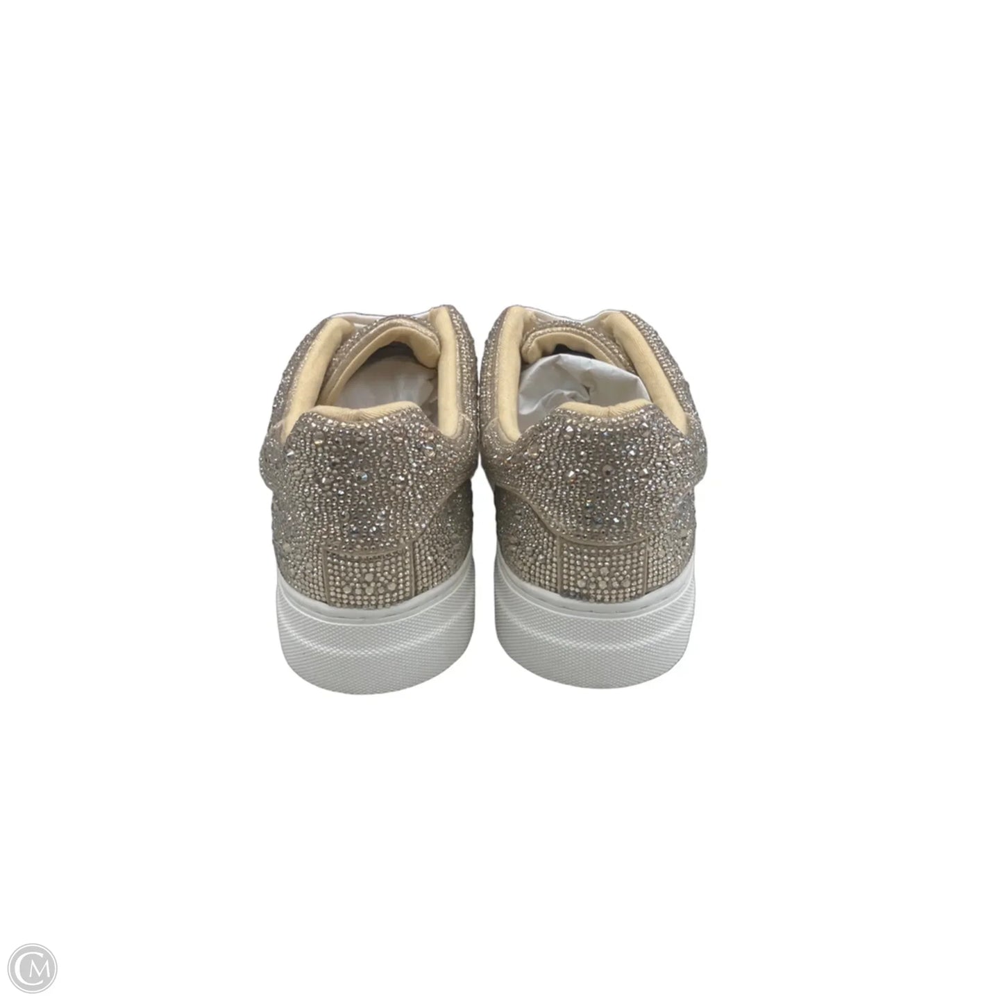 Shoes Sneakers Platform By Betsey Johnson In Gold, Size: 9