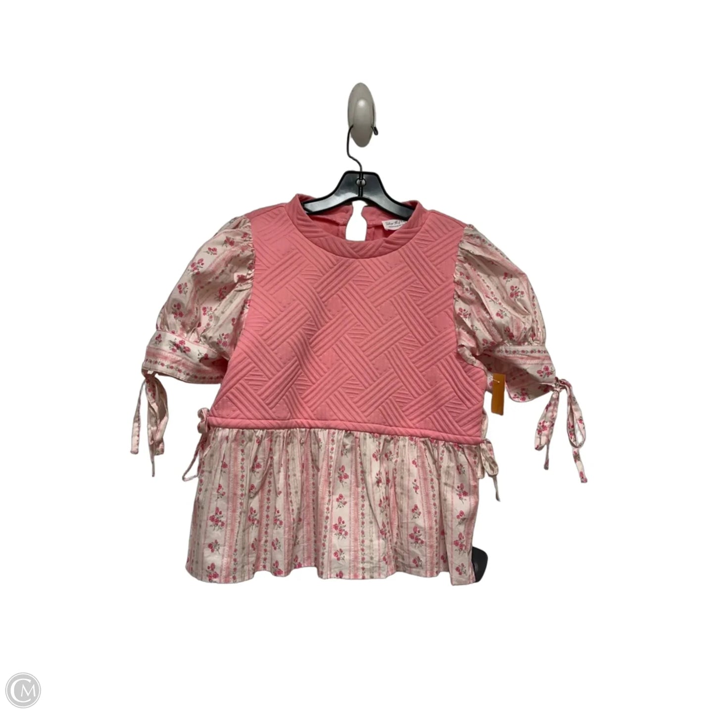 Top Short Sleeve By Clothes Mentor In Floral Print, Size: S