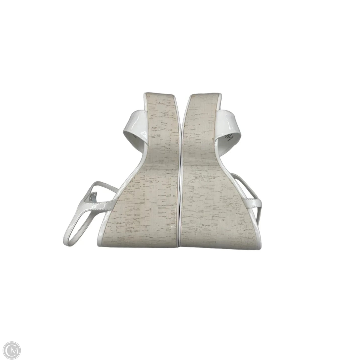 Sandals Heels Wedge By Steve Madden In White, Size: 10