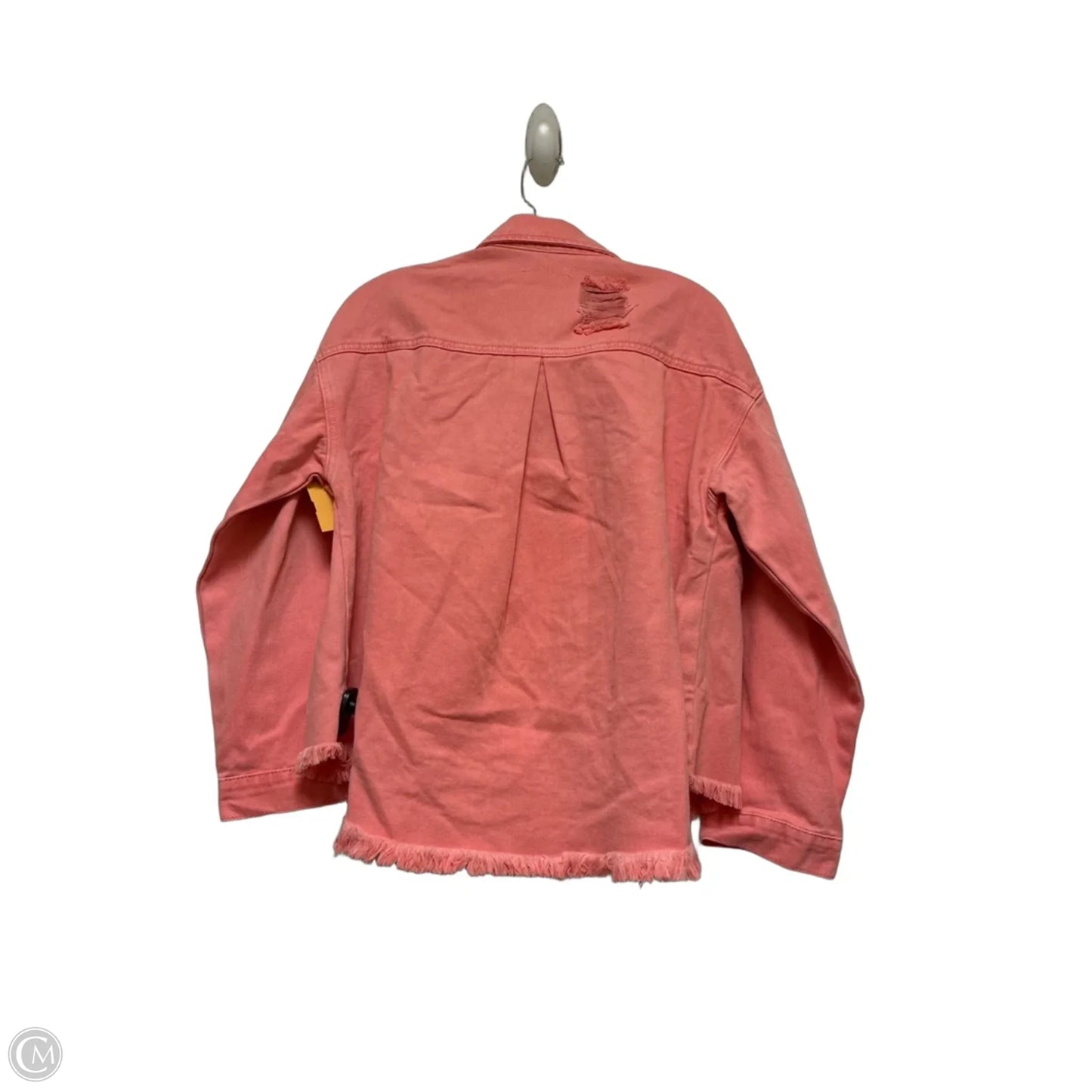Jacket Denim By Pink Lily In Pink Denim, Size: S