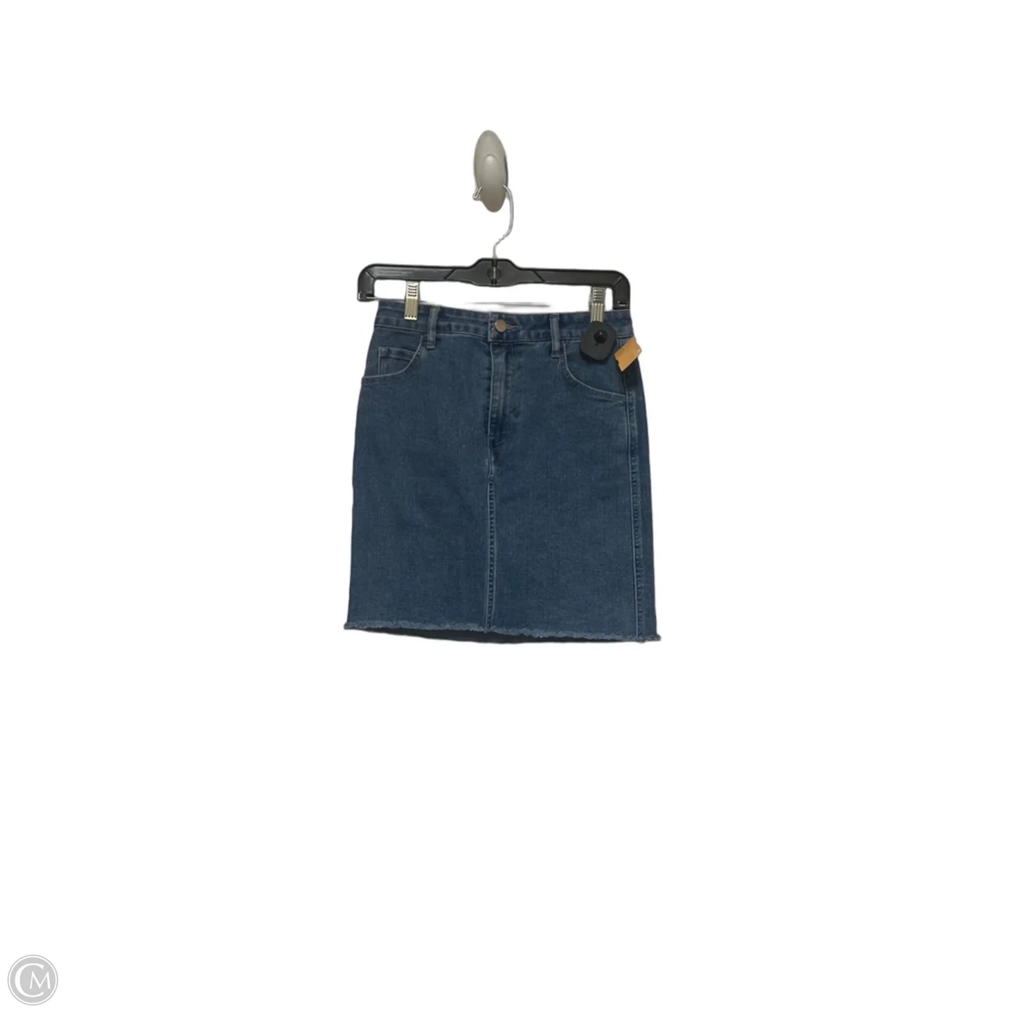 Skirt Mini & Short By H&m In Blue Denim, Size: 4