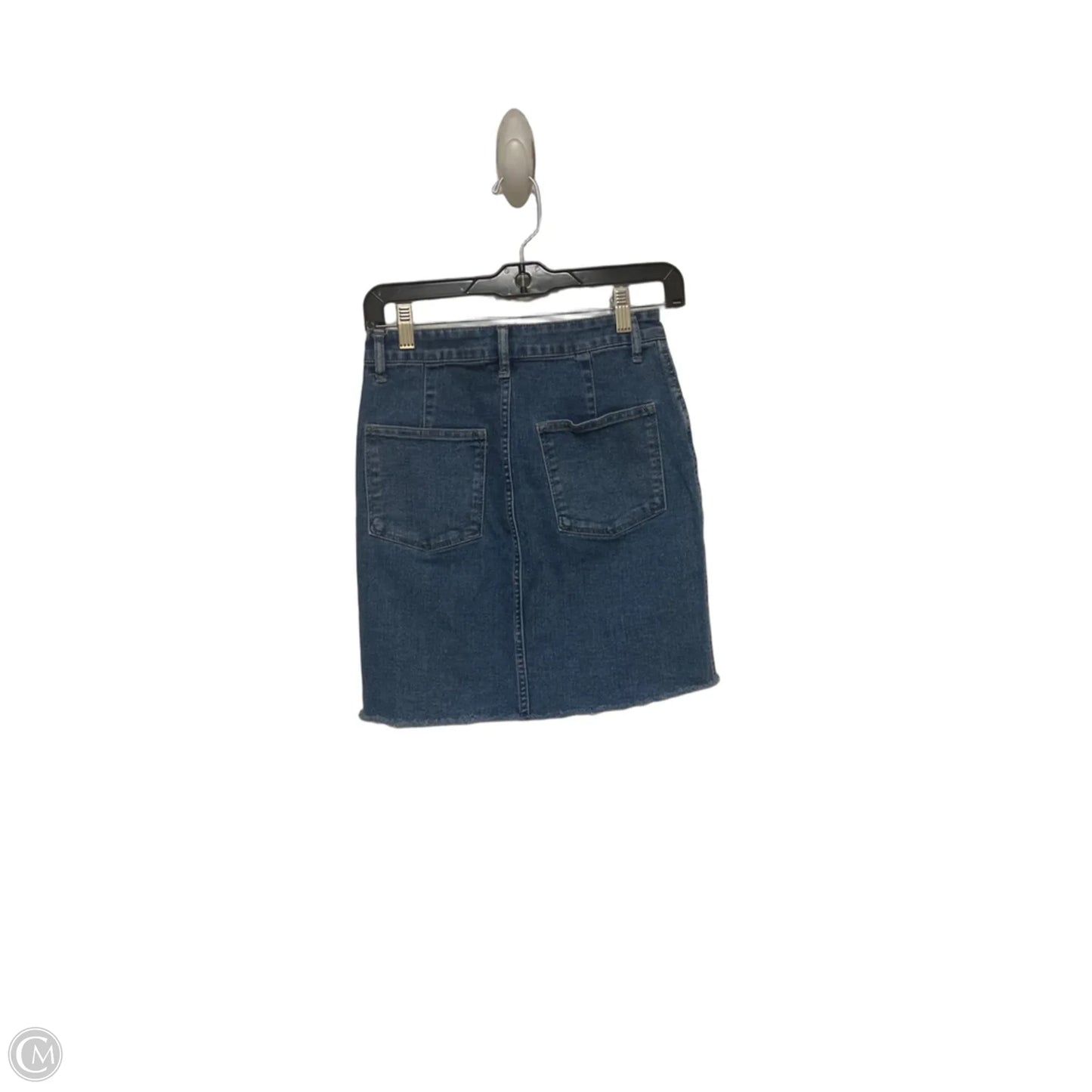 Skirt Mini & Short By H&m In Blue Denim, Size: 4