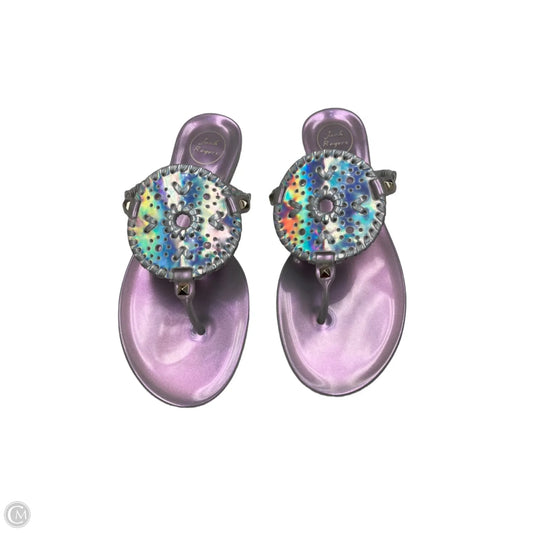 Sandals Flats By Jack Rogers In Purple, Size: 9