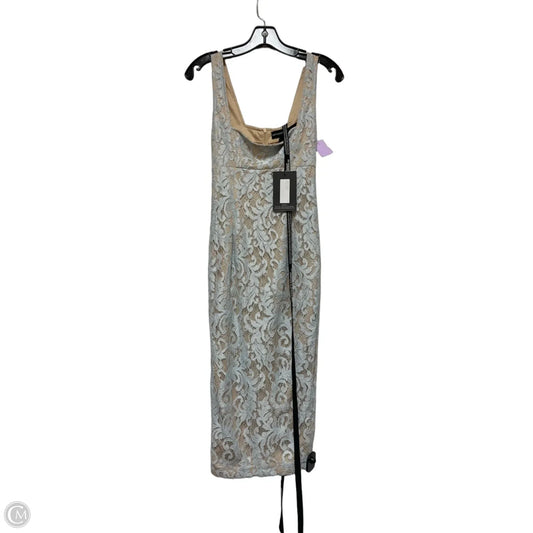 Dress Casual Short By Pretty Little Thing In Blue & Tan, Size: S