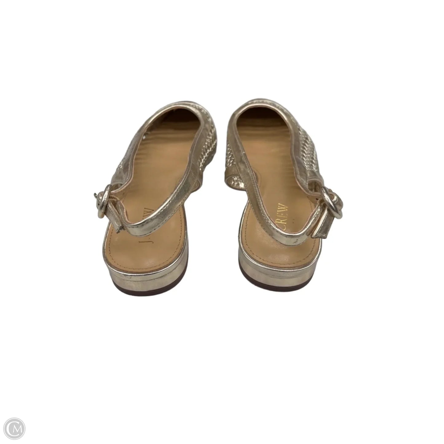 Shoes Flats By J. Crew In Gold, Size: 9