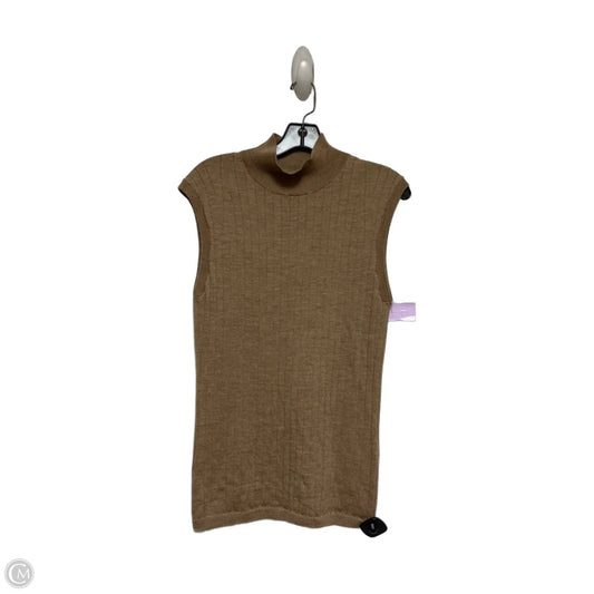 Top Sleeveless By Banana Republic In Brown, Size: L