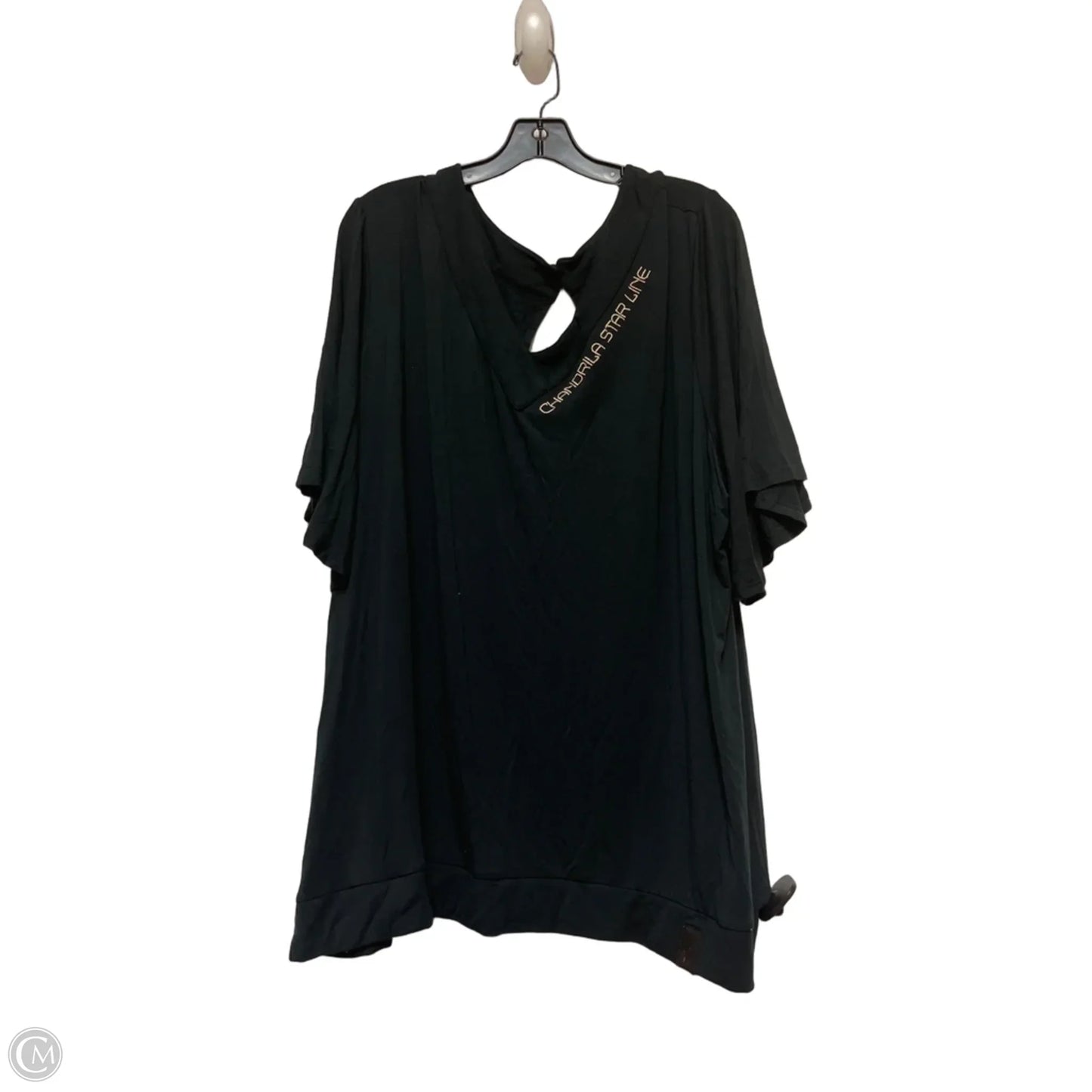 Top Short Sleeve By Disney Store In Black, Size: 2x