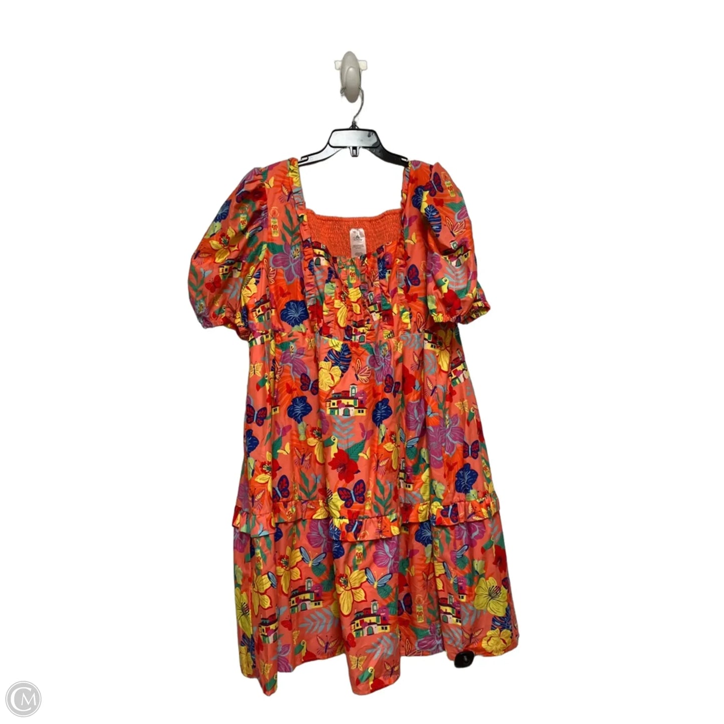 Dress Casual Short By Disney Store In Tropical Print, Size: 2x