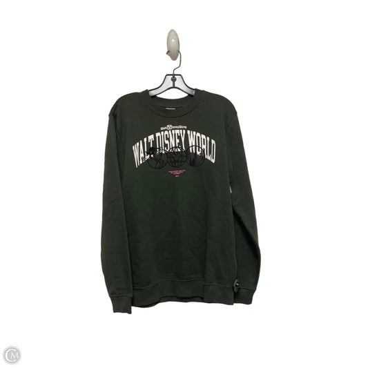 Sweatshirt Crewneck By Disney Store In Green, Size: S