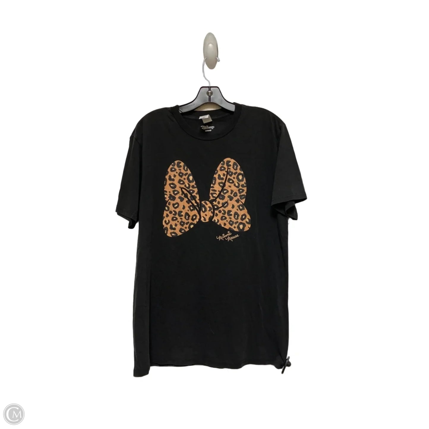 Top Short Sleeve Basic By Disney In Animal Print, Size: M