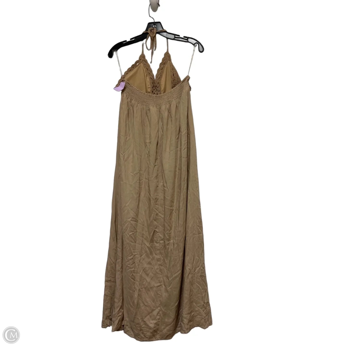 Dress Casual Maxi By Clothes Mentor In Tan, Size: L