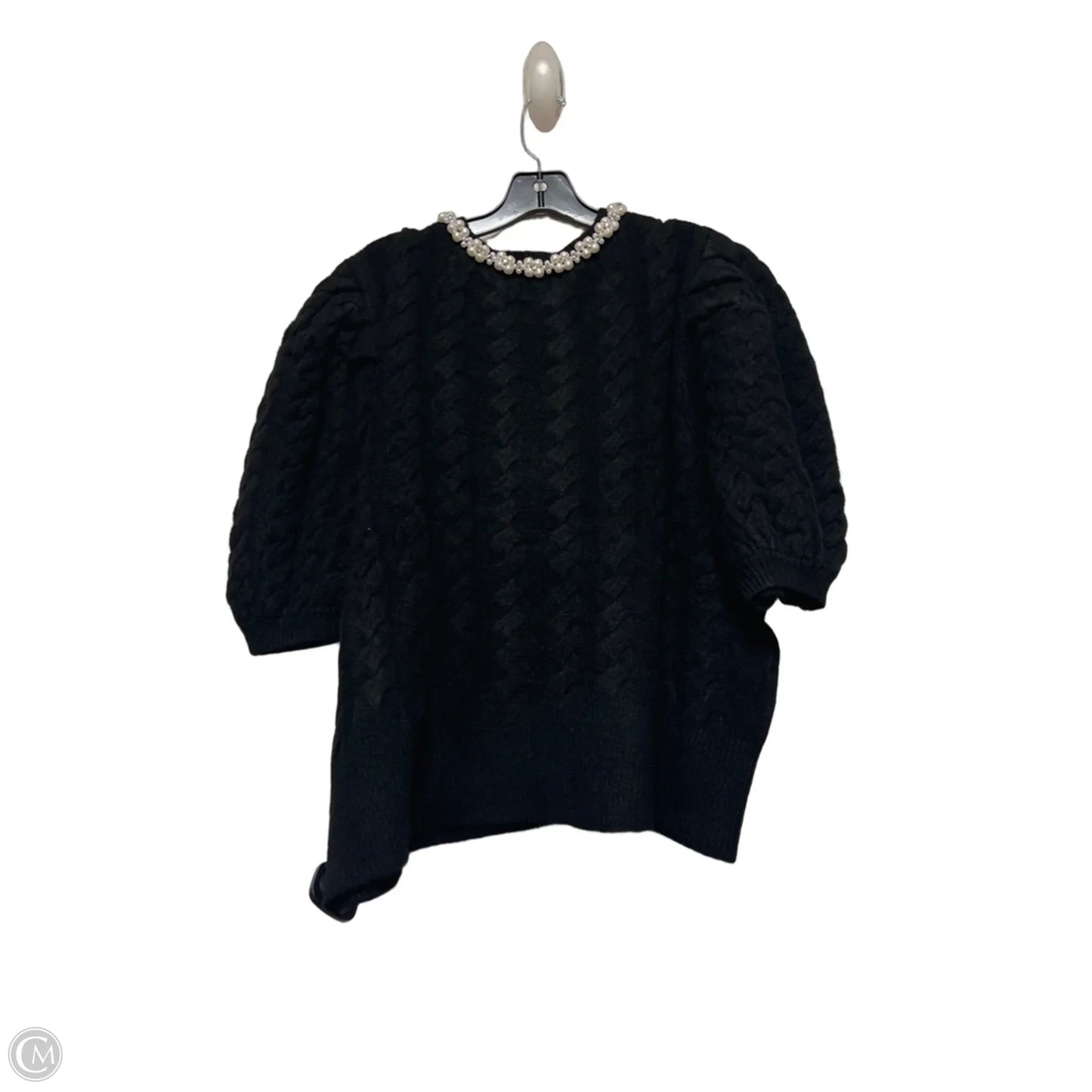 Top Short Sleeve By Sugar Lips In Black & White, Size: 3x