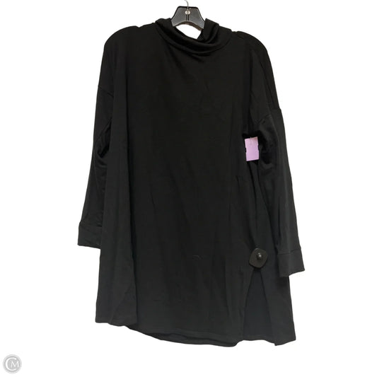 Top Long Sleeve By Eileen Fisher In Black, Size: M