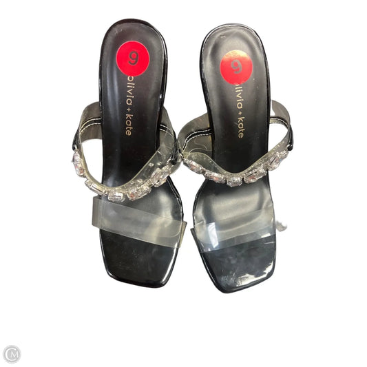 Sandals Heels Stiletto By Clothes Mentor In Clear, Size: 6