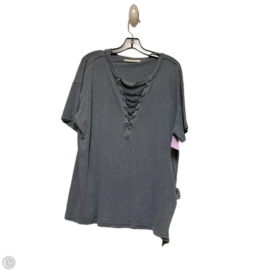 Top Short Sleeve Basic By We The Free In Blue, Size: M