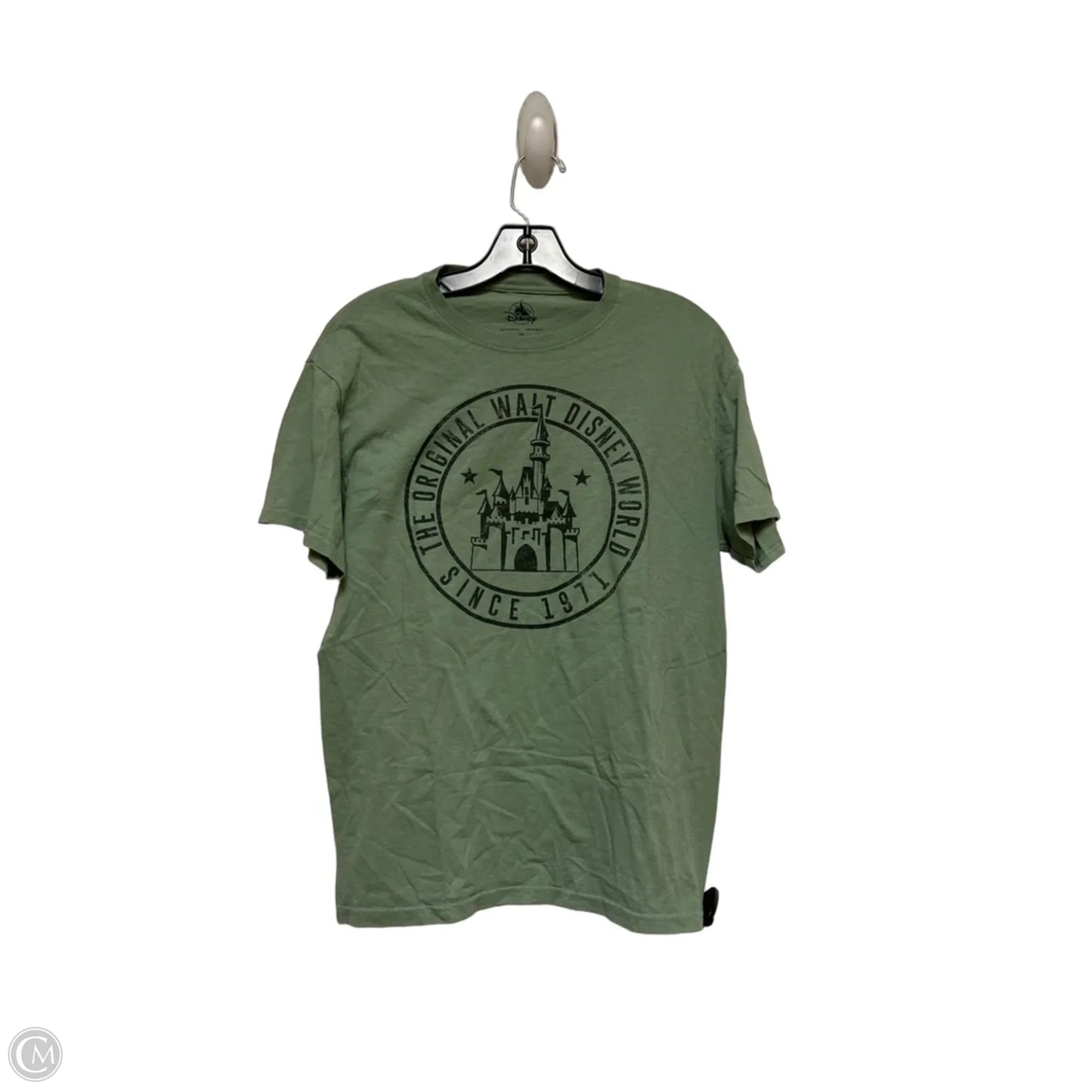 Top Short Sleeve Basic By Disney Store In Green, Size: M