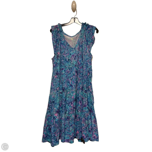 Dress Designer By Lilly Pulitzer In Nautical Print, Size: Xl