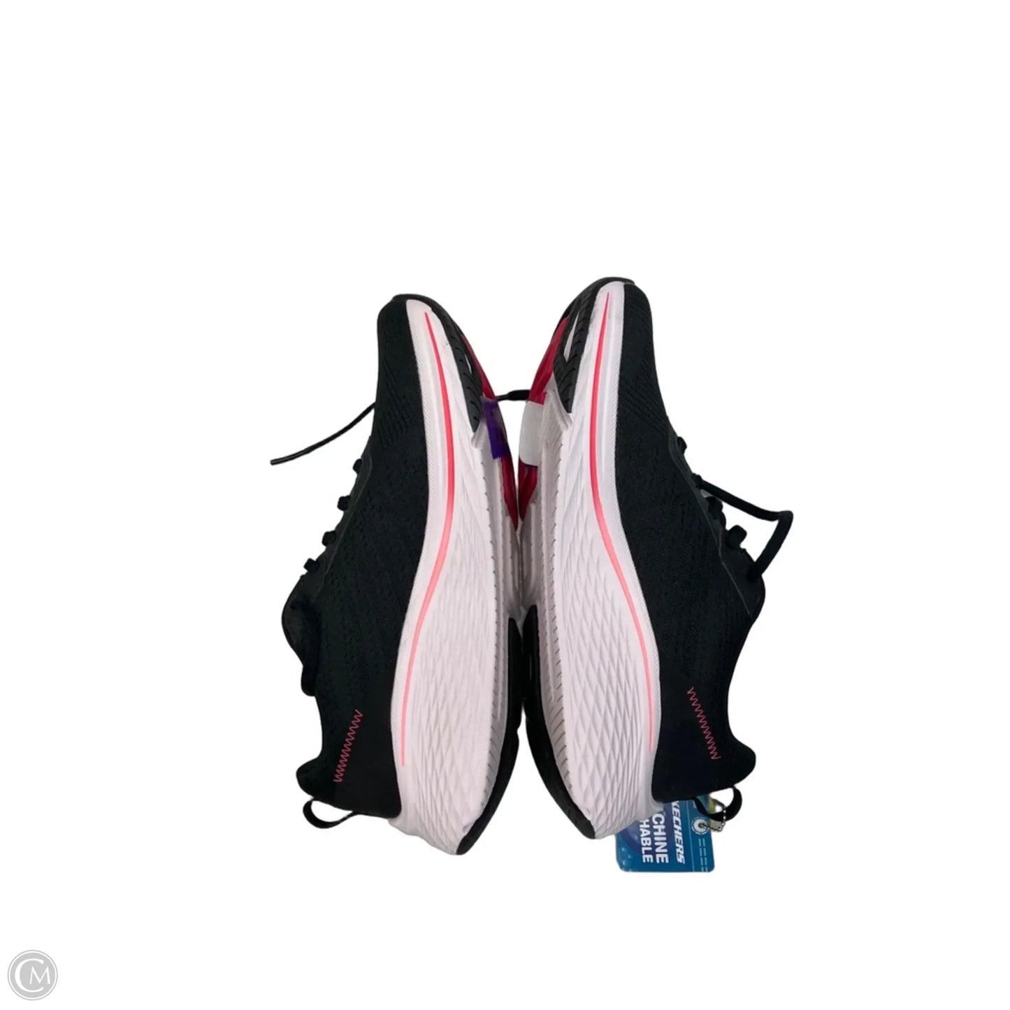 Shoes Athletic By Skechers In Black & Pink, Size: 8.5
